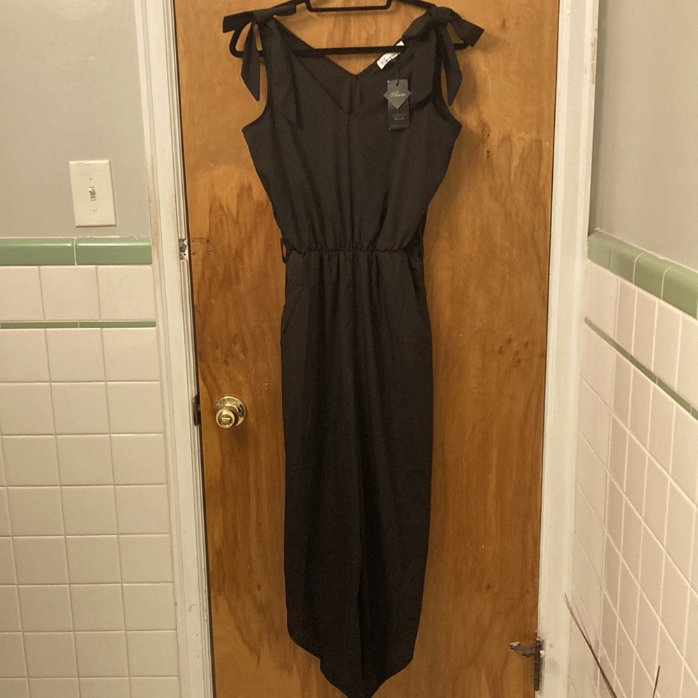 Auxo black jumpsuit